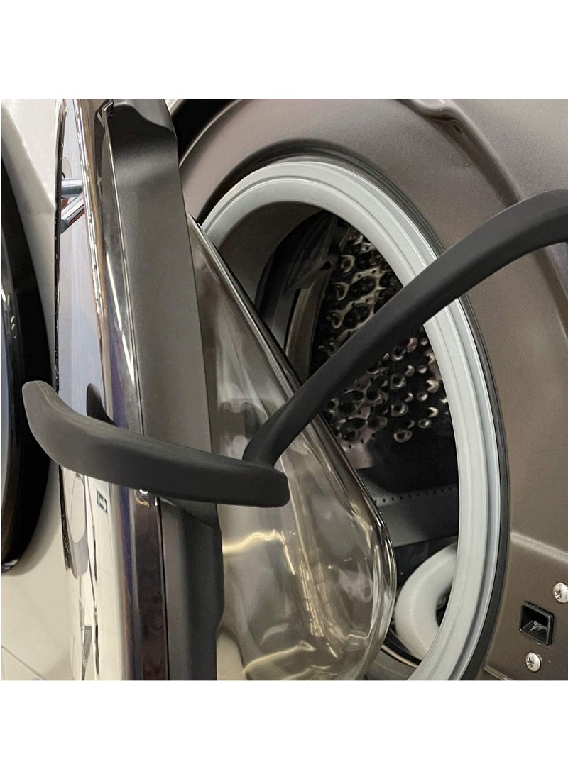 KASTWAVE Front Load Washer Door Prop, Magnetic Suction Cup Washing Machine Door Holder, Flexible Dryer Door Stand for Keeping Washer Dryer Door Open to Keep Dry and Prevent Odors - Image 1