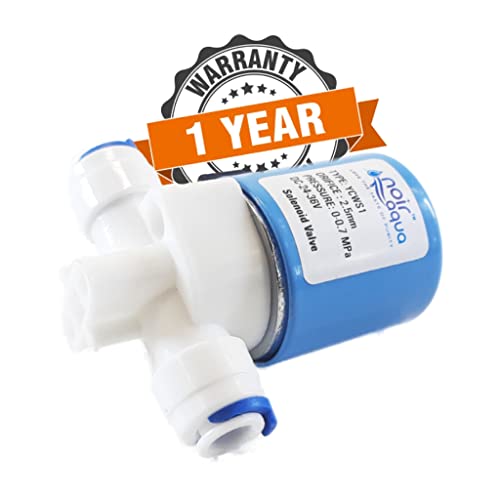 Noir Aqua Solenoid Valve SV 24v DC 100% Copper 1 Year Warranty, For all types of RO Water Purifier Filters | Solenoid Valve Flow Control | 1/4” Water Pipe - Image 3
