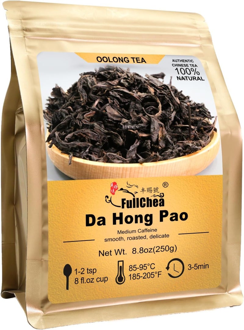 FullChea Da Hong Pao Oolong Tea Loose Leaf - Image 1