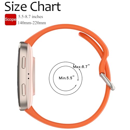 QGHXO Band for Amazfit Bip 6/Bip 5, 22mm Quick Release Silicone Replacement Band for Amazfit GTR 4/3/3 Pro/2/2e/GTR 47mm Smartwatch (No Tracker) - Image 4
