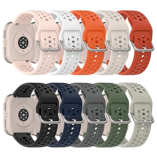 QGHXO Band for Amazfit Bip 6/Bip 5, 22mm Quick Release Silicone Replacement Band for Amazfit GTR 4/3/3 Pro/2/2e/GTR 47mm Smartwatch (No Tracker) - Image 1