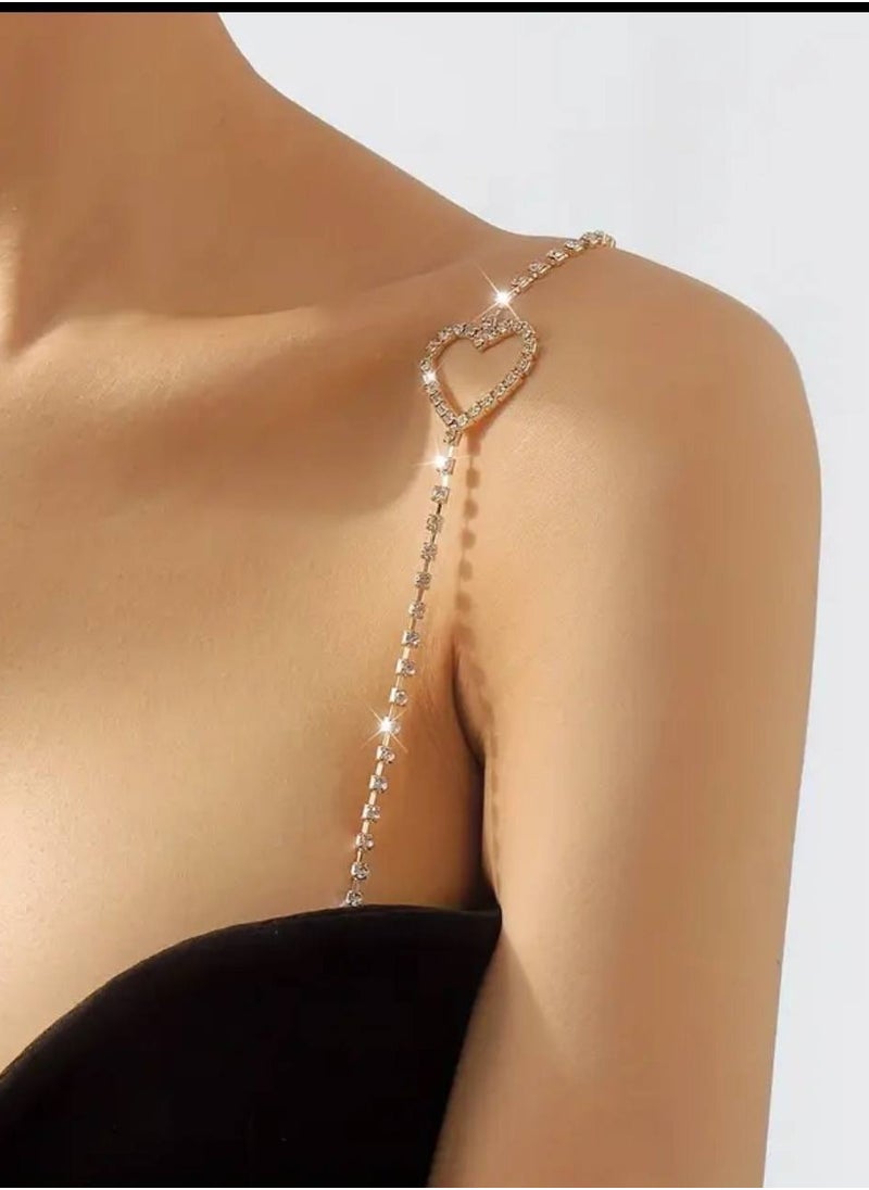 1pcs elegant heart shape strap for one- shoulder for wedding ,Benguet and valentine