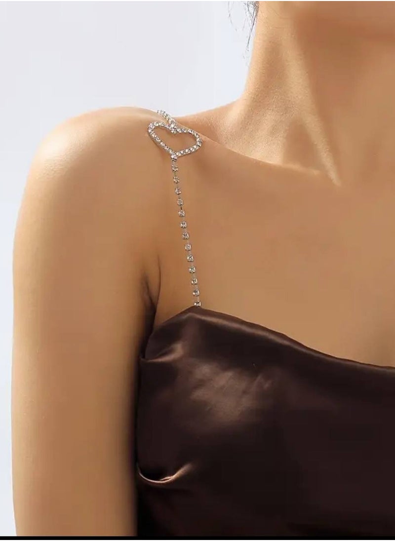 1pcs elegant heart shape strap for one- shoulder for wedding ,Benguet and valentine