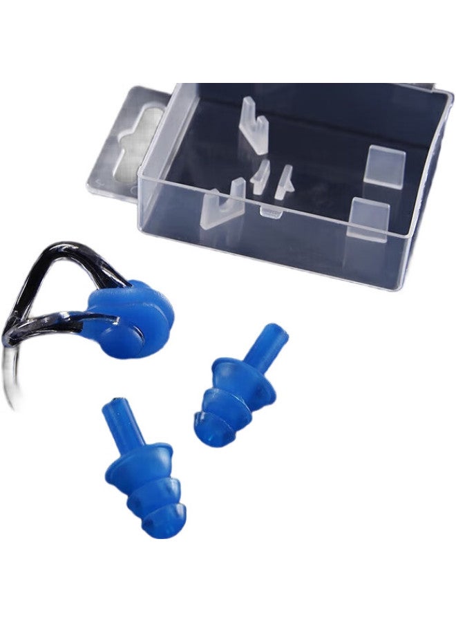 YouYou Nose Clip And Ear Plug Set, Professional Anti-Choking Water Training, Swimming Pool Auxiliary Equipment, Professional Swimming Gear, Black, 9102 - Image 2
