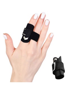 Y&D 2 Pcs Finger Splints Adjustable Brace Reusable Support Sleeves Compression Elastic Guard for Basketball Tennis Volleyball Badminton Arthritis Pain Sports Injuries  - Image 1