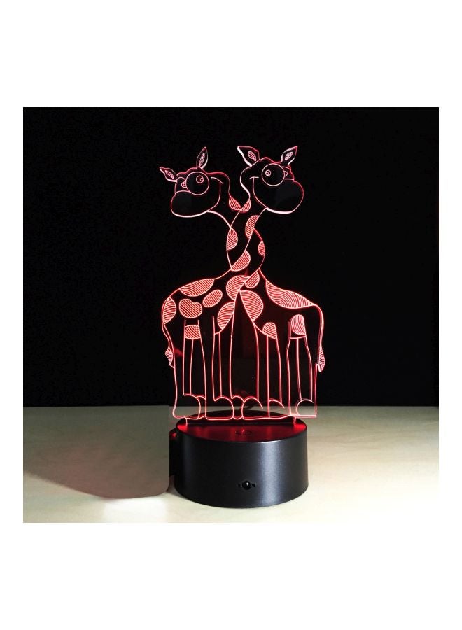مصباح طاولة ليلي ثلاثي الأبعاد متعدد الألوان 15x6x1سم - Image 5