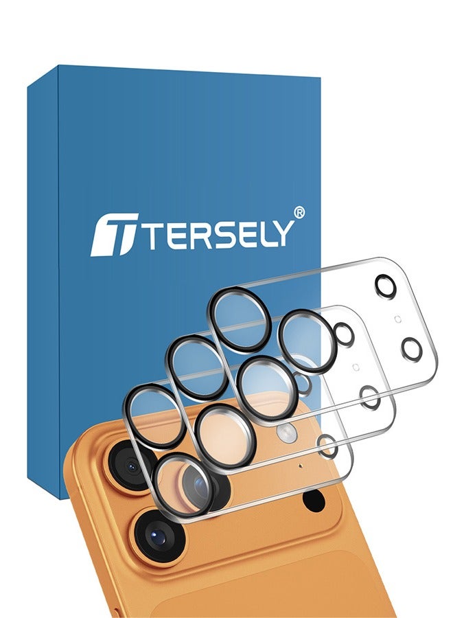 Tersely [3 Pack] Camera Lens Screen Protector for iPhone 17 Pro max 6.9-inch, 9H Hardness Transparent HD Protective Tempered Glass Protector Film - Image 1