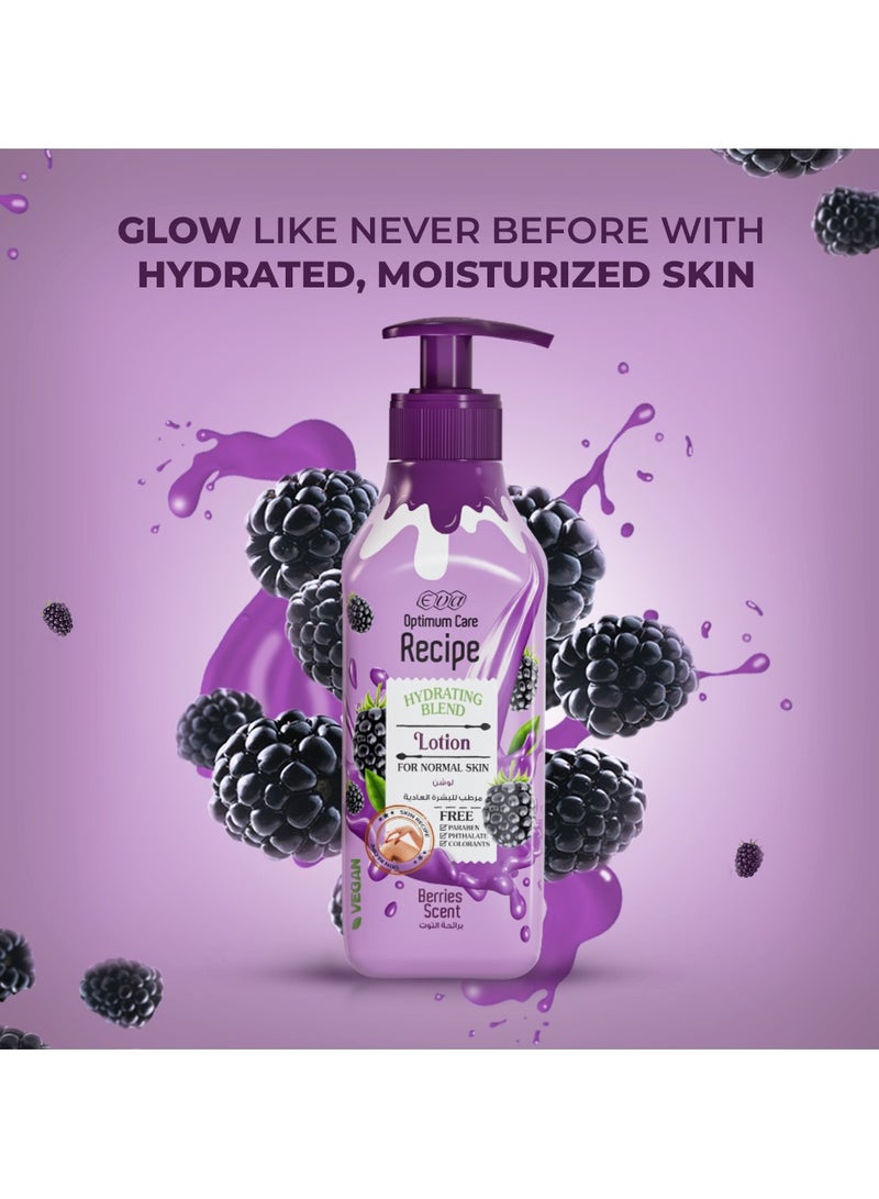 Eva لوشن مزيج الترطيب من وصفة العناية المثلى برائحة التوت - Image 3
