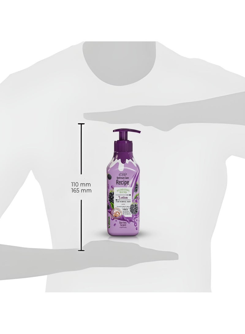 Eva لوشن مزيج الترطيب من وصفة العناية المثلى برائحة التوت - Image 5