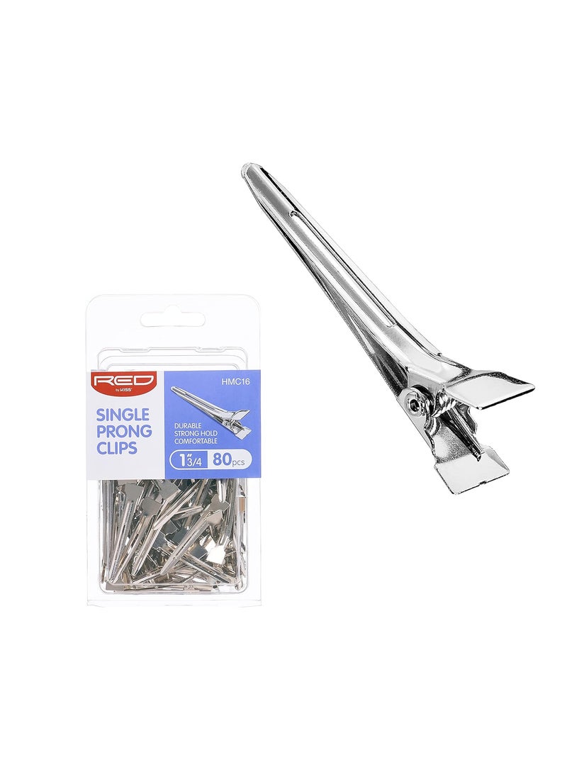 Red by Kiss RED by Kiss 80pcs 175 SlideIn Hair Clips Durable Metal Curl Setting Clips for Hairdressing Sectioning  Retwisting RustFree Hair Pins for Dreads Dreadlocks  Twist Styles 