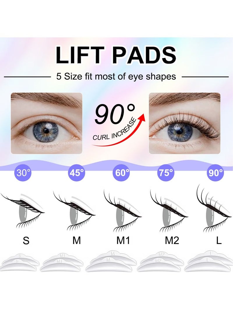 Elaimei Brow Lamination Lash Lift and Tint Kit Professional Eyebrow and Eyelash Perm Kit with Black Dye Fuller and Thicker Brows Long lasting for 6-8 Weeks Suitable for Salon and Home Use  - Image 3