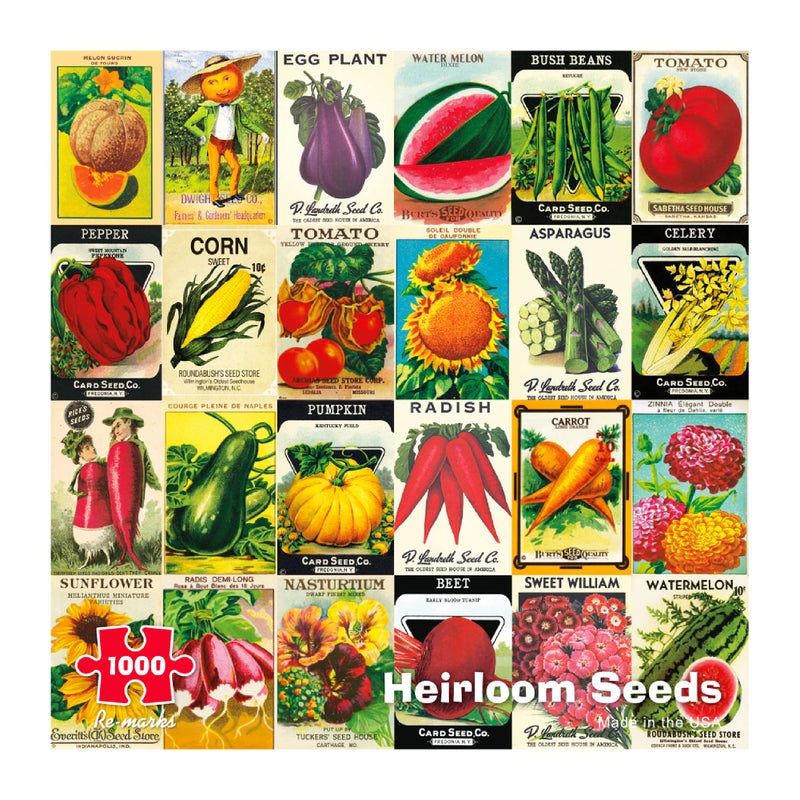 Re-marks - Heirloom Seeds 1,000-Piece Jigsaw Puzzle - Image 1