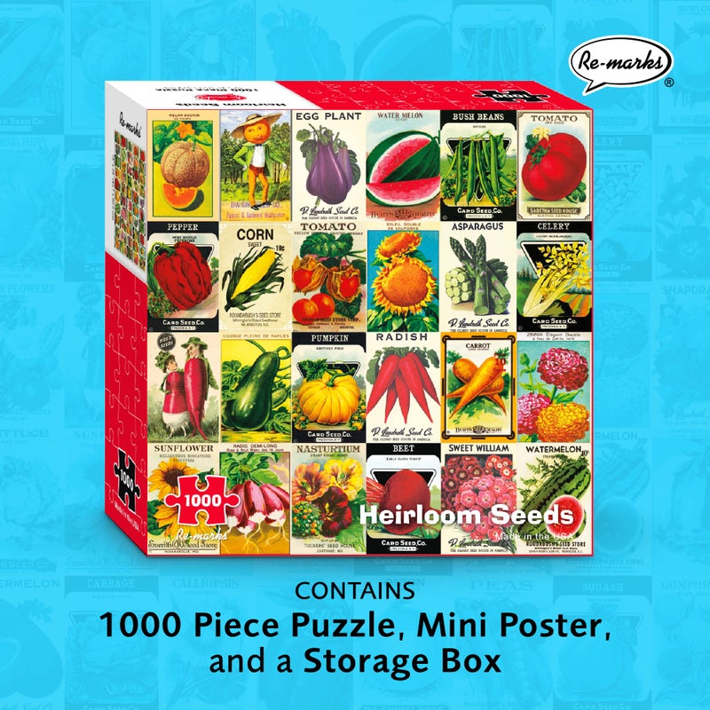 Re-marks - Heirloom Seeds 1,000-Piece Jigsaw Puzzle - Image 2