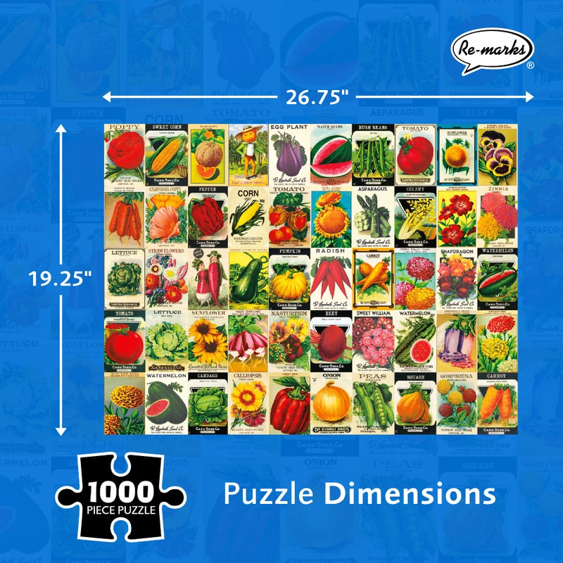 Re-marks - Heirloom Seeds 1,000-Piece Jigsaw Puzzle - Image 3