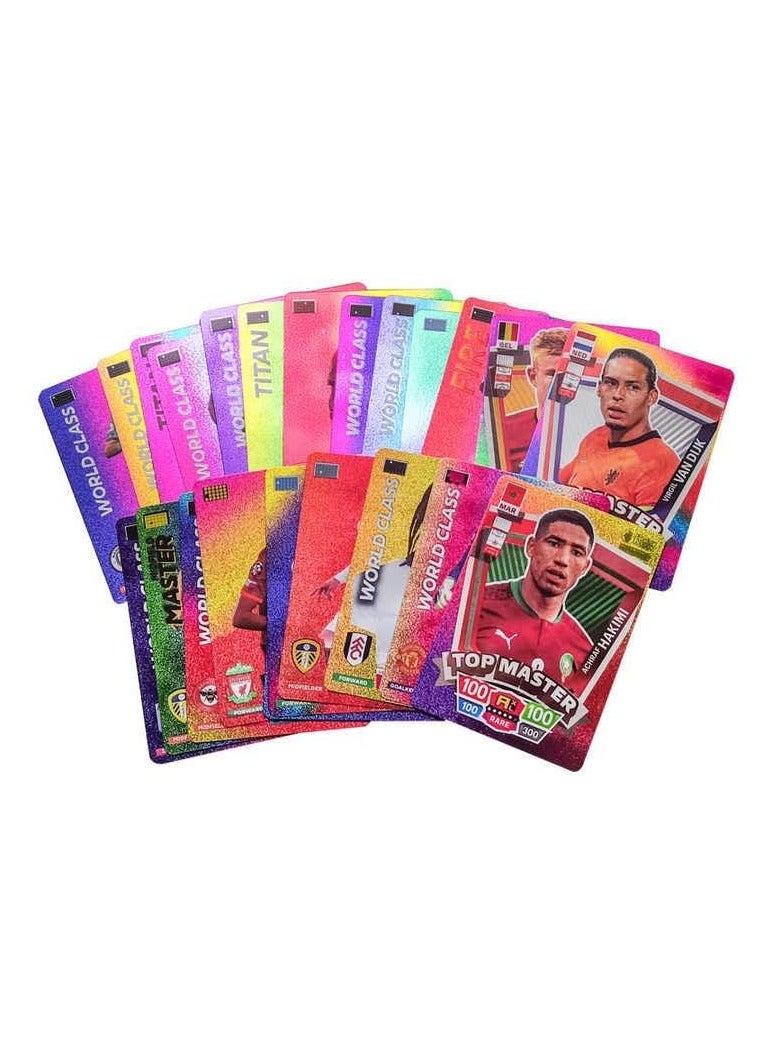 NEW  World Football Soccer Star Cards, Soccer 2024 World Cup, UEFA Champions League, Pack of 55 - Image 2
