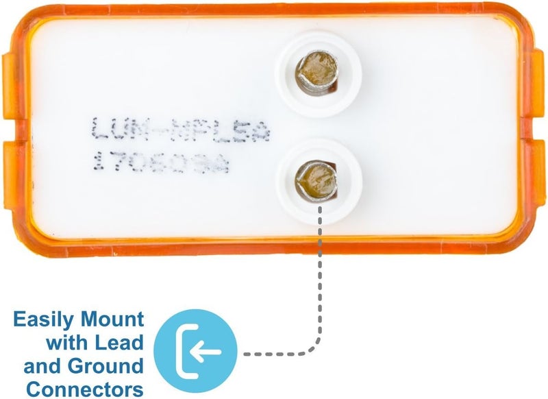 Lumitronics RV Mini Thin Line 37 Series Sealed LED Marker/Clearance Light (Amber) - Image 5