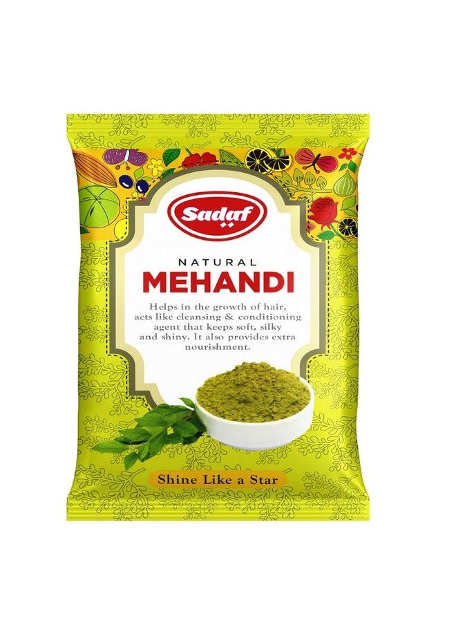 Sadaf - Natural Henna Powder Pack Of 2 ; Allnatural Mehendi For Hair Hands & Feet ; Natural Hair Dye & Conditioning Agent For Silky Shiny & Healthy Hair Growth 500 Gm - Image 1