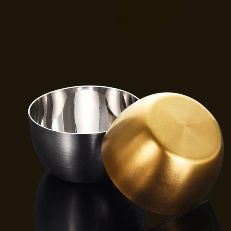 2pcs Stainless Steel Steak Sauce Bowls with Soy Sauce Dish Function Small Multipurpose Salad and Containers for Outdoor Camping and Dining - Image 4
