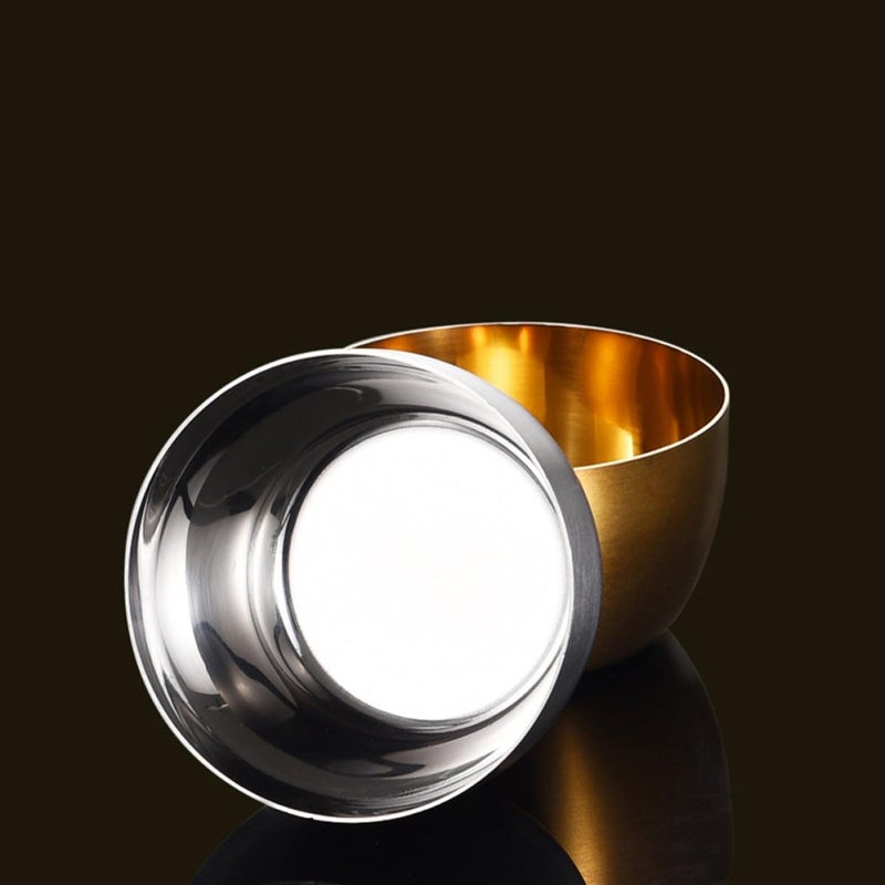 2pcs Stainless Steel Steak Sauce Bowls with Soy Sauce Dish Function Small Multipurpose Salad and Containers for Outdoor Camping and Dining - Image 5