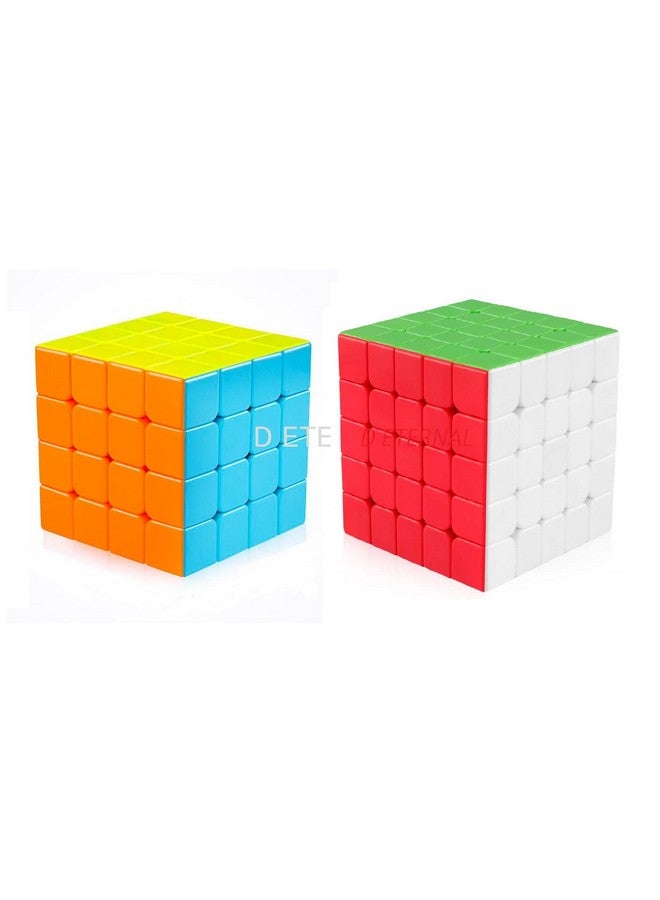 D ETERNAL D ETERNAL Cube Combo Set Of 4X4X4 & 5X5X5 Speed Magic Puzzle Cube (Combo Of 4X4 & 5X5), Teen - Image 1