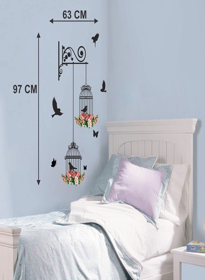 Walltech Set of 2 Wall Sticker Branches and Cages and Hand Drawn Dreamcatcher Wall Sticker - Image 4