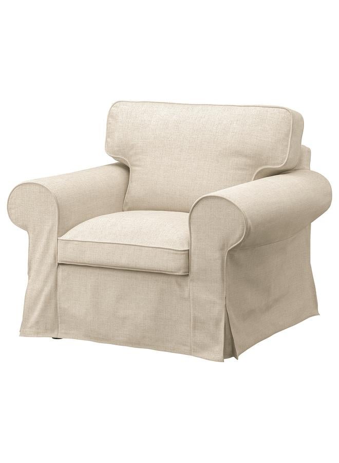 Zaboon Cover for armchair, Kilanda light beige - Image 2