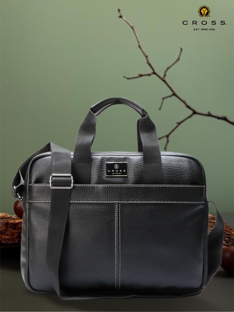 Cross Mens Black Rozano Style Shoulder Side Laptop bag - Image 2