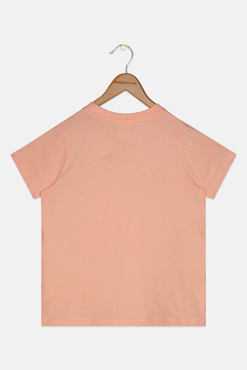 Disney Mickey And Friends Kids Boy Crew Neck Short Sleeve Graphic Print T-Shirt, Peach - Image 3