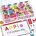 Gamenote Classroom Magnetic Alphabet Letters Kit 178Pcs with Double Side Magnet Board Foam Alphabet Letters for Preschool Kids Toddler Spelling and Learning Colorful ABC Education Fridge Magnets - Image 3
