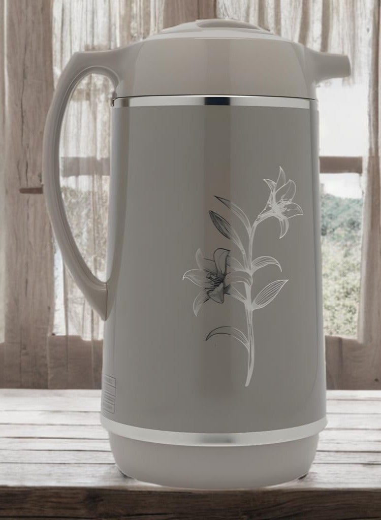 Zojirushi - Abu Fil Japanese Thermos - 1 Liters - Beige Color - Image 1