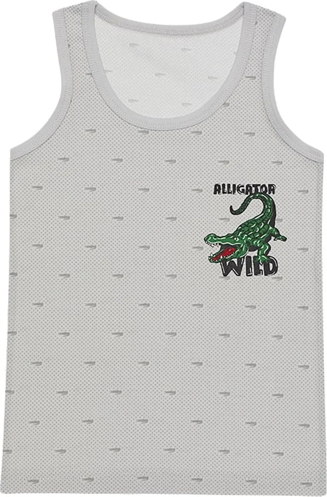 دونيلا 5-Pack Colorful Crocodile Printed Boys Undershirt - 771306B