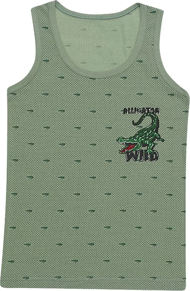 دونيلا 5-Pack Colorful Crocodile Printed Boys Undershirt - 771306B