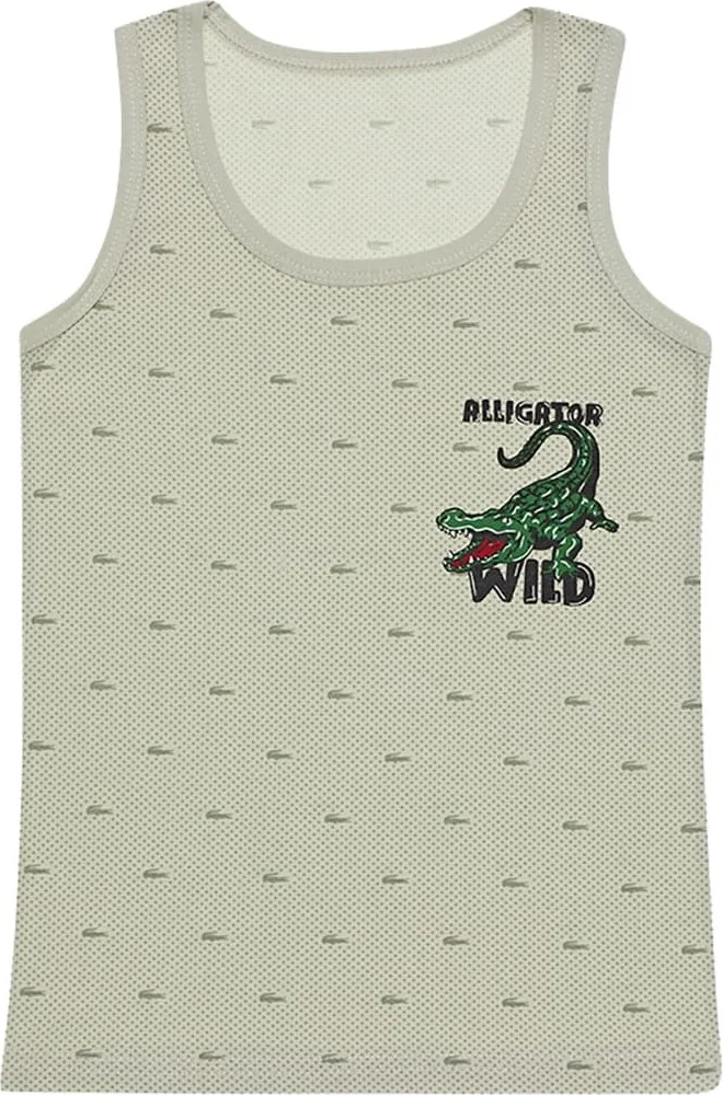 دونيلا 5-Pack Colorful Crocodile Printed Boys Undershirt - 771306B