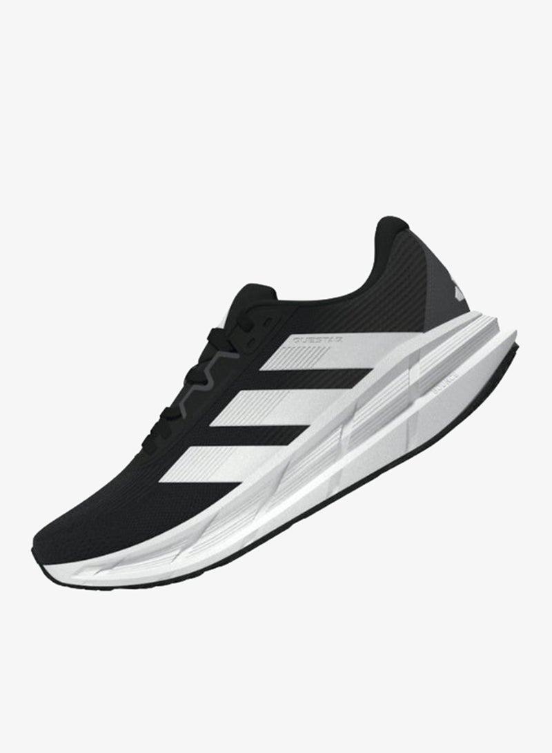 اديداس كويستار 3 دبليو حذاء جري نسائي أسود مقاس 3.5 - Image 2