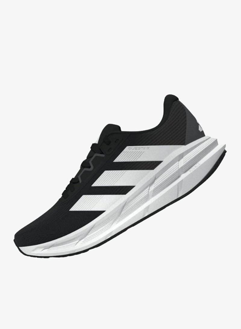 اديداس كويستار 3 دبليو حذاء جري نسائي أسود مقاس 3.5 - Image 2