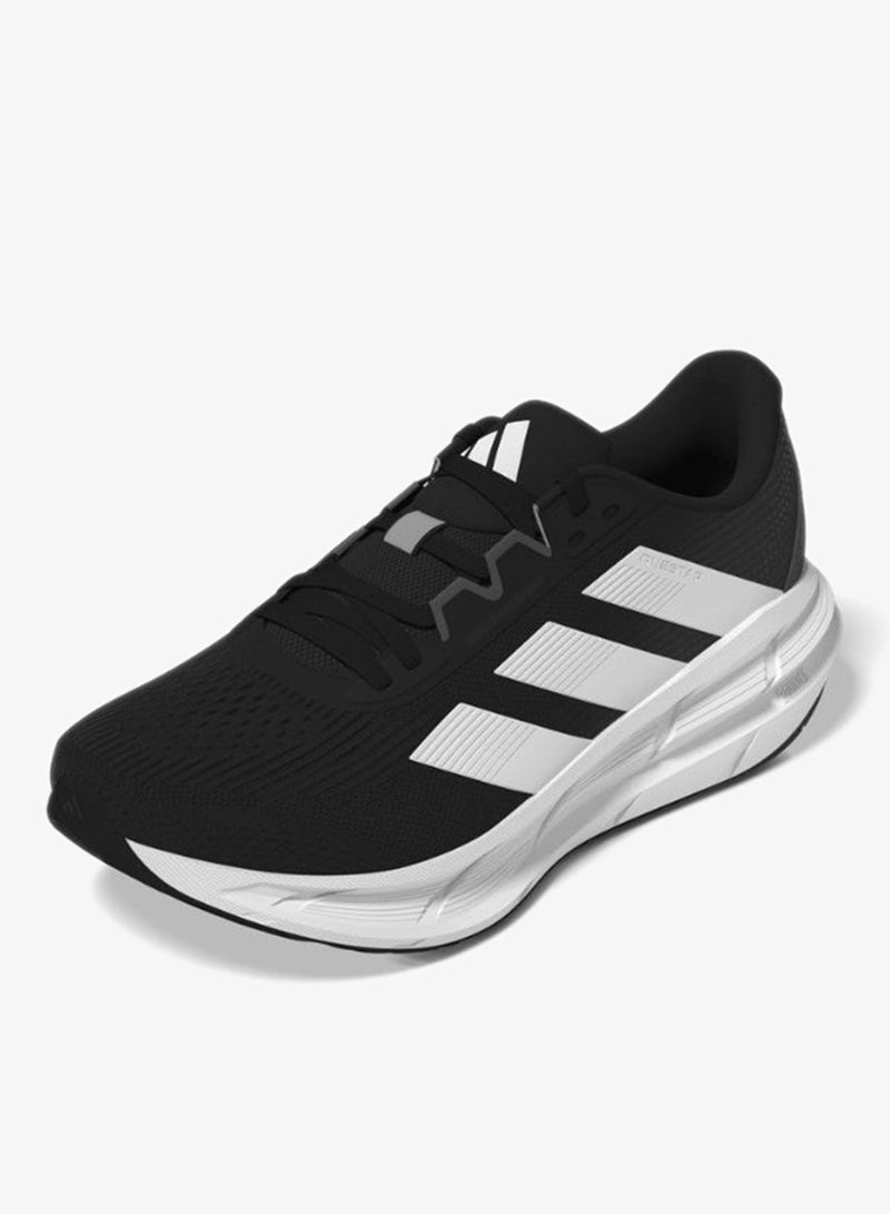 اديداس كويستار 3 دبليو حذاء جري نسائي أسود مقاس 3.5 - Image 1