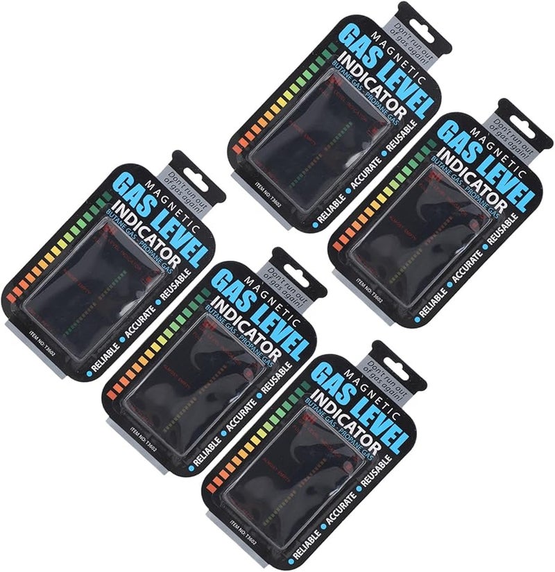 مؤشر مستوى الغاز المغناطيسي مستشعر تغيير اللون خفيف الوزن عبوة من 5 للتخييم والسفر - Image 4