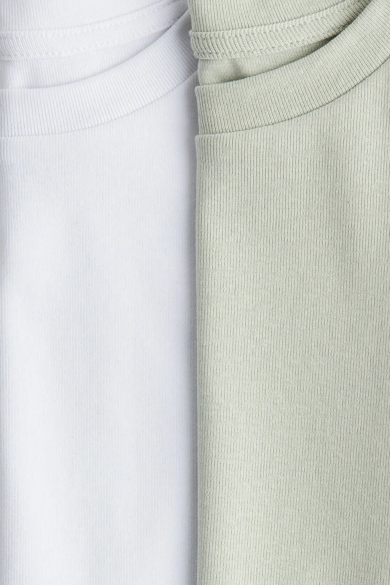 H&M 2-pack cotton jersey tops