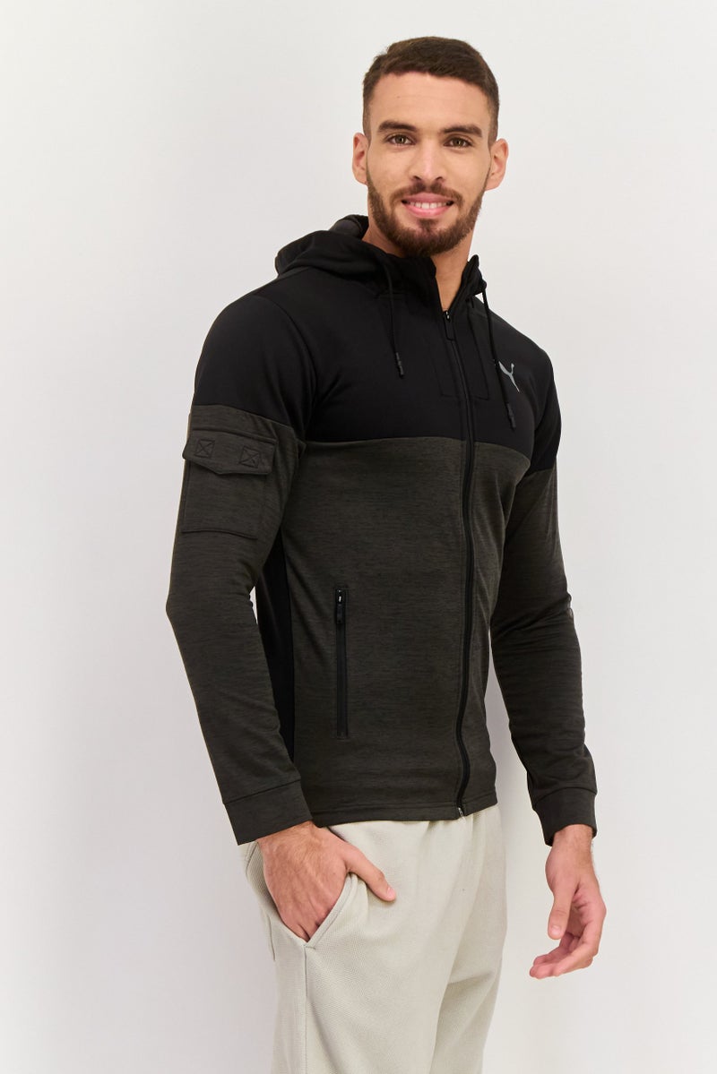 PUMA Men Sportswear Fit Training Hoodie, Black - Image 3