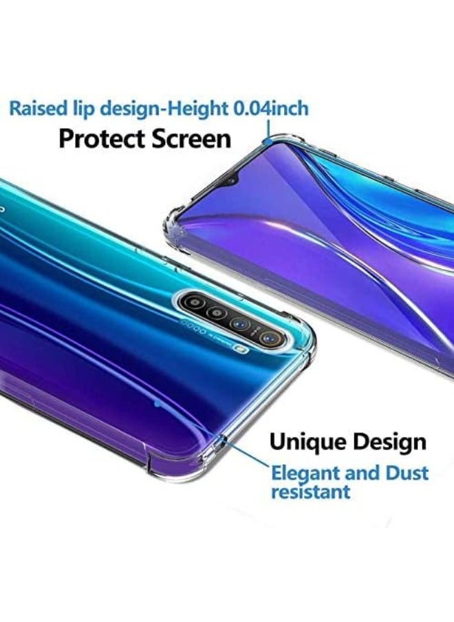Shockproof Transparent Case Compatible with Oppo Realme XT - X2