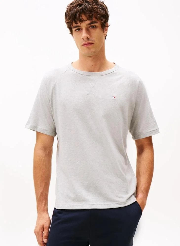 TOMMY HILFIGER Textured Raglan Sleeve Lounge T-Shirt