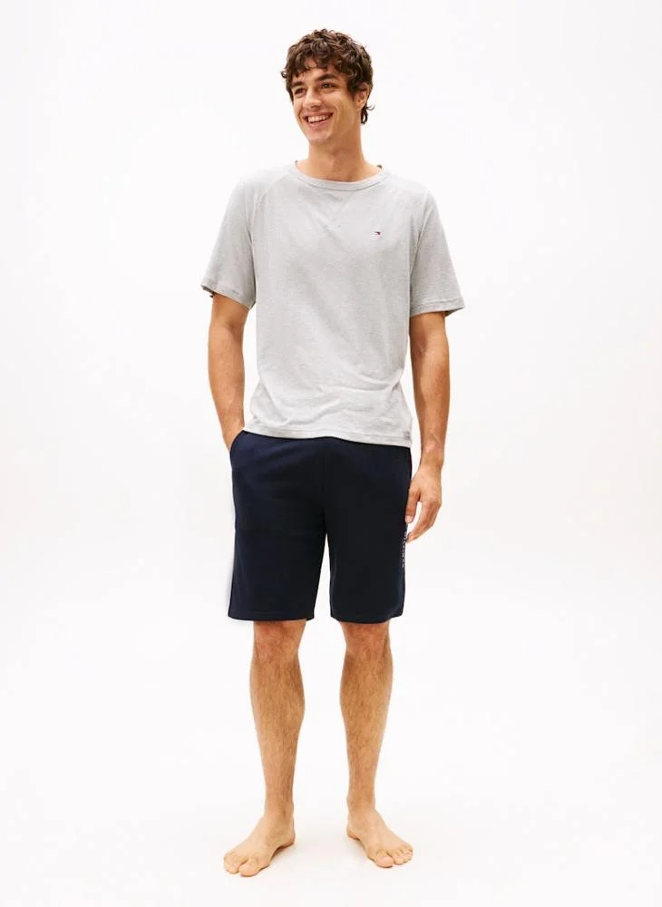 TOMMY HILFIGER Textured Raglan Sleeve Lounge T-Shirt