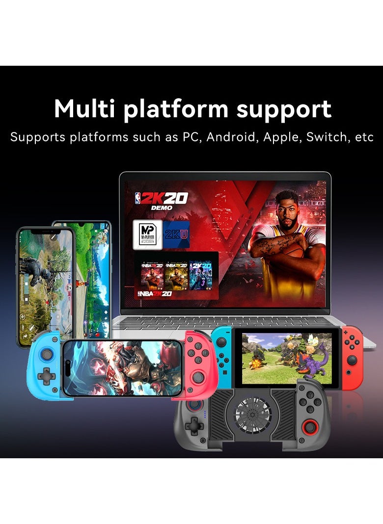 MingPin X3 Wireless Telescopic Game Controller with Cooling Fan – Hall Joystick & Trigger, Dual Vibration, Bluetooth 5.2, Compatible with PC, Switch, Android, iOS  - Image 3