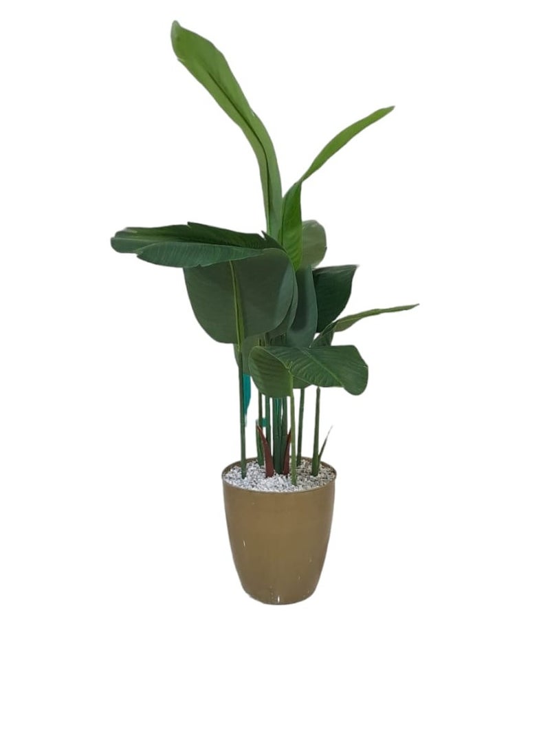 AL KHALDIYA Artificial decorative plant tree with pot, 120 cm  - Image 1