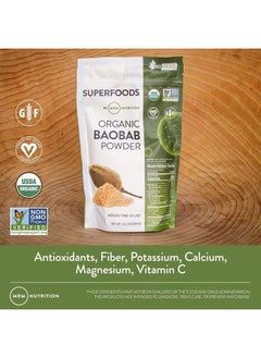 MRM Nutrition Organic Baobab Powder | Superfoods | Digestive Health | Antioxidant | 40 Servings  - Image 3
