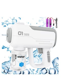 Excefore Electric Water Gun Toy - Shoots Up to 40 Feet, for Kids & Adults, Ideal for Summer Pool Parties & Beach Games (White)  - Image 1