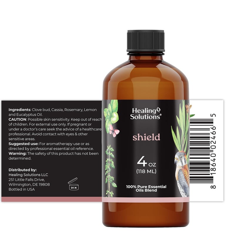 Healing Solutions Shield Blend Essential Oil - 4 Fluid Ounces - Image 2