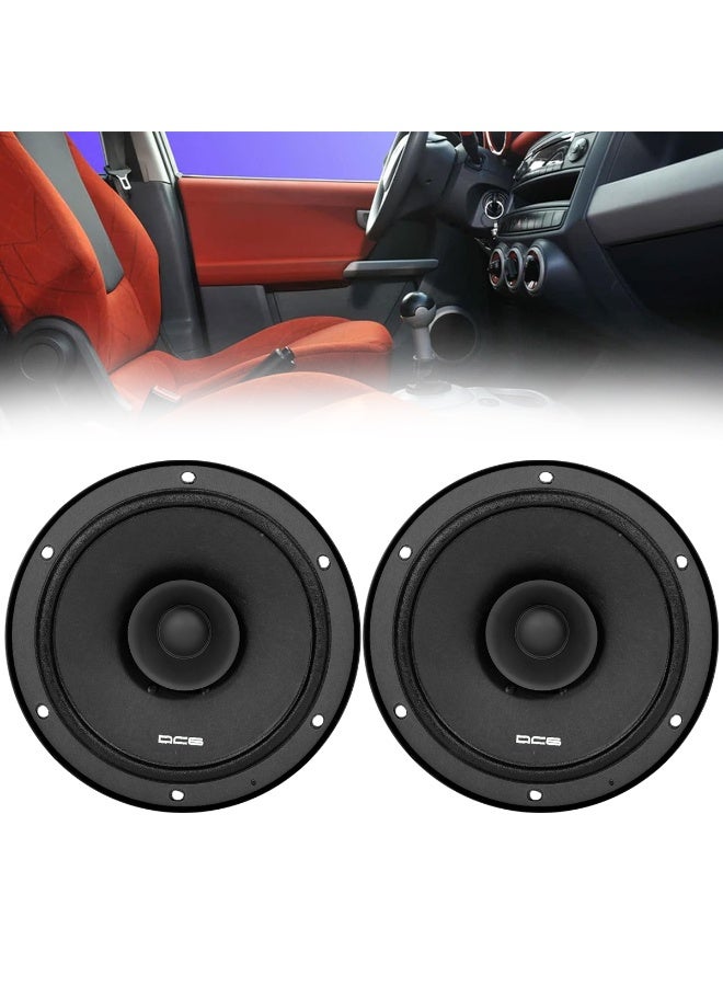 Vextronic VEXTRON 6 Inch Dual Cone Car Speakers Pair, 320W Peak, 80W RMS, 4 Ohm, 90dB Sensitivity, Full Range Car Door Audio Speakers, 50Hz–20kHz Frequency Response, 2 Piece Speaker Set for Car Audio Upgrade - Image 5