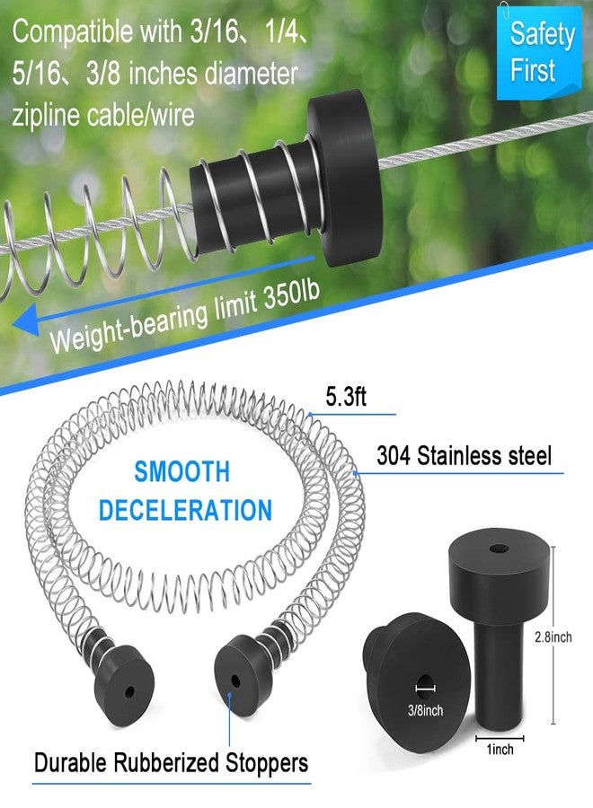 X XBEN Zip line Kits for Backyard 98FT, Zip Lines for Kid and Adult - Image 5