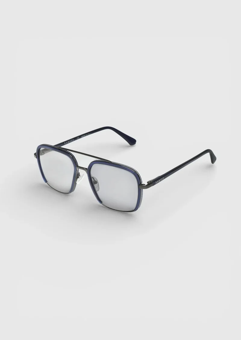 Ramsey Blue Glasses